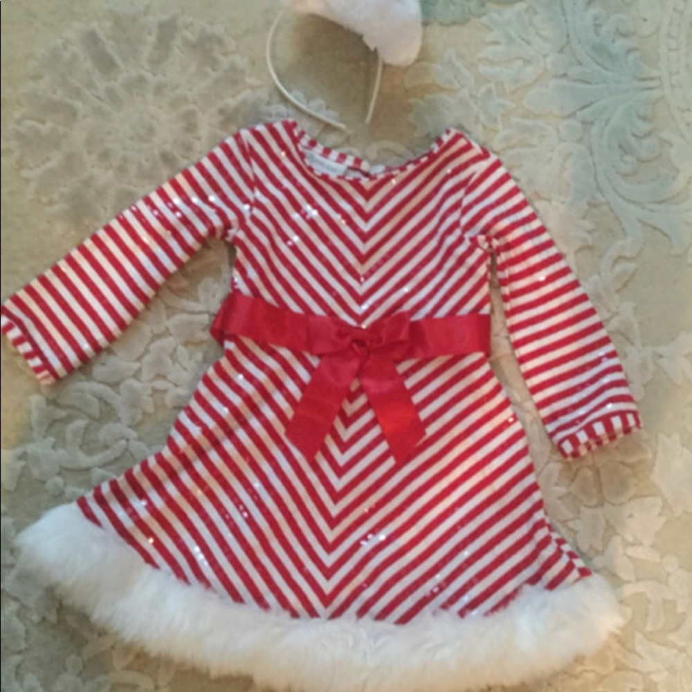 Xmas dress w headband